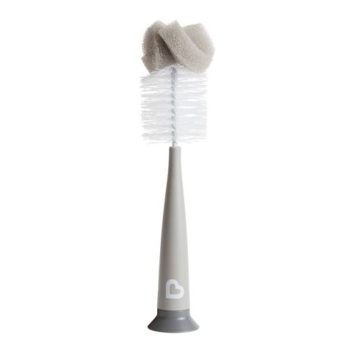 Munchkin Sponge Bottle Brush - Gray: Cleaning Tools, Household Accessories