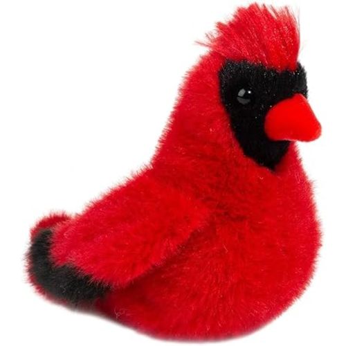 Douglas Carmine Cardinal Red Bird Plush Stuffed Animal | 6-Inch Long