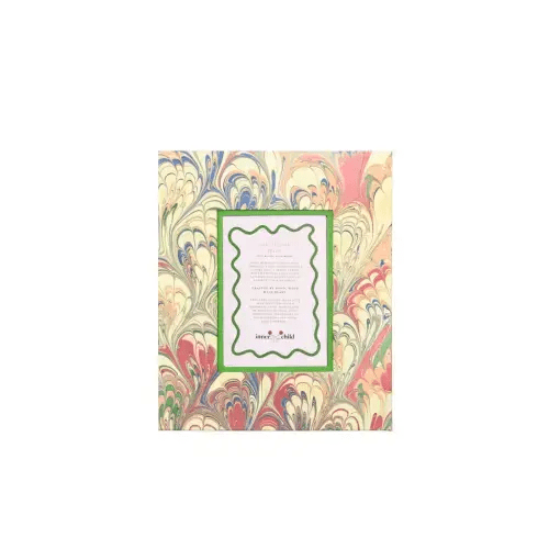 Hand-Marbled Large Wall Picture Frame 5x7 in Multicolor | Over The Moon