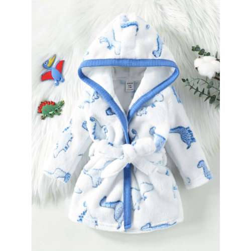 Infant Minimalist Pattern Hooded Cute Long Sleeve Pajamas | SHEIN USA