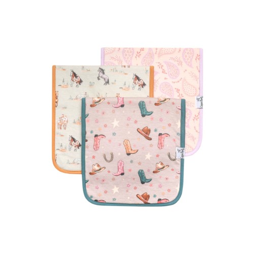 Cheyenne Assorted 3-Pack Burp Cloths