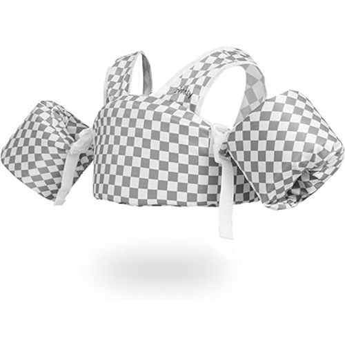 Zeraty Toddler Swim Vest for Kids, Toddler Floaties 2-3-4-5-6, Swim Jacket 25-30-50-66 lbs Detachable Pool Float Kids and Arm Floaties Water Wing Boys and Girls