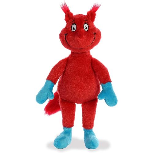 Aurora® Whimsical Dr. Seuss™ Fox in Socks Stuffed Animal - Officially Licensed Plush for Imaginative Play - Perfect for Kids and Adults - Red 12 Inches