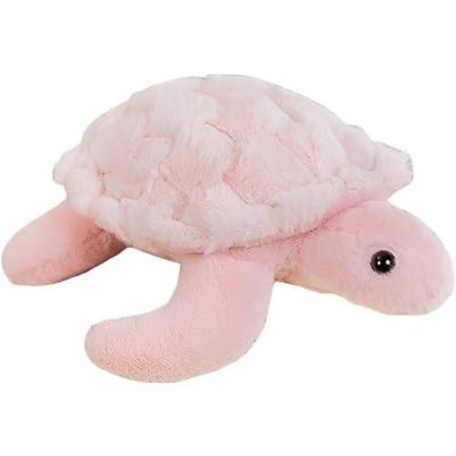 JPORSHU Turtle Stuffed Animals, 15" Soft Tortoise Plushies Toy Pillow,for Kids Girlfriend Birthday Christmas Mother's Day (Pink 15")