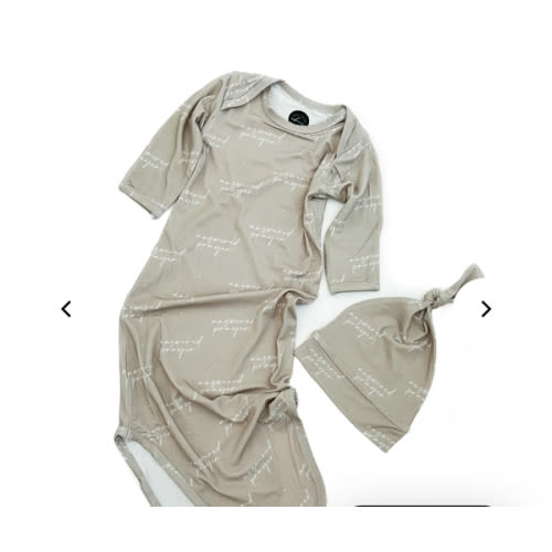 Answered Prayer Bamboo Gown & Matching Beanie – OUR HOUSE ABOVE