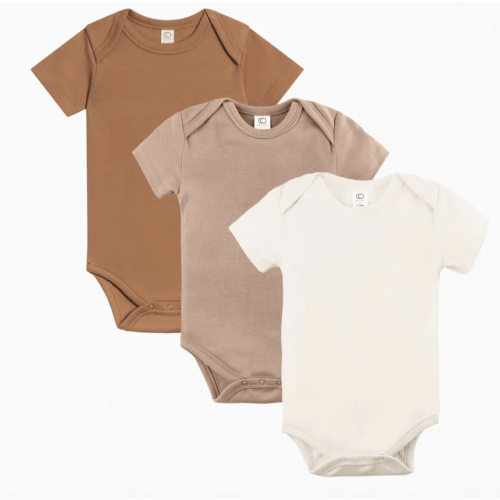 3-Pack Short Sleeve Bodysuit Bundle
