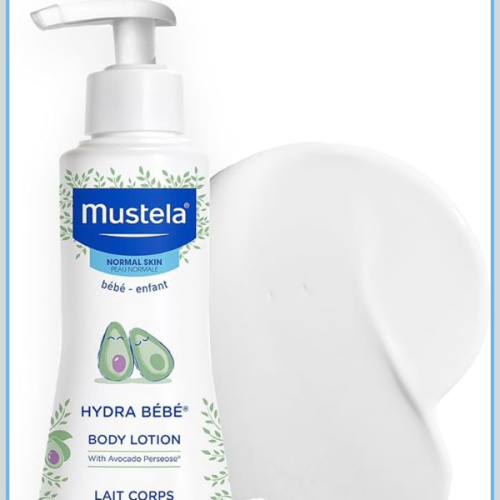Mustela Hydra Bebe Body Lotion - Daily Moisturizing Baby Lotion with Natural Avocado, Jojoba & Sunflower Oil – Various Sizes