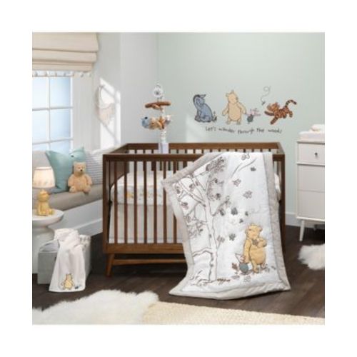 Baby Disney Storytime Pooh 3-Piece Nursery Crib Bedding Set