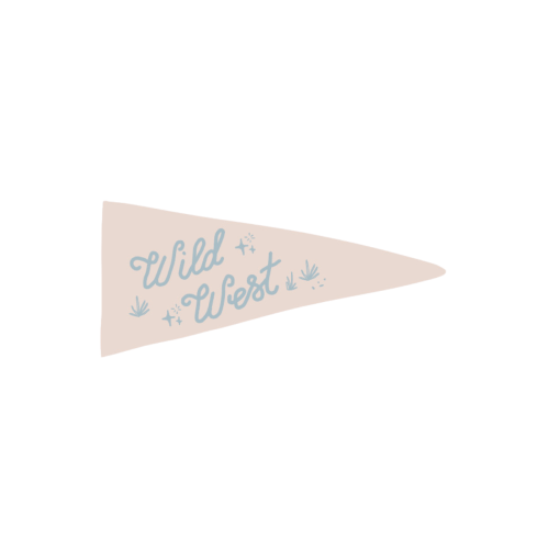 Wild West Canvas Pennant – Poppi Seed Market