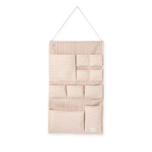 Hanging Wall Organizer - Stripes Away Peony