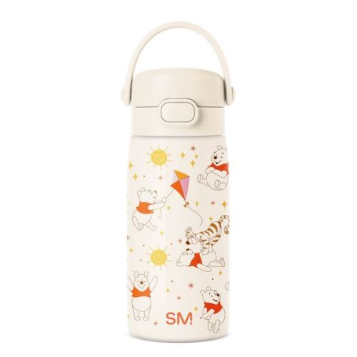 Simple Modern 12oz Stainless Steel Junior Water Bottle - Winnie the Pooh Life: Portable Drinkware, Polypropylene Lid