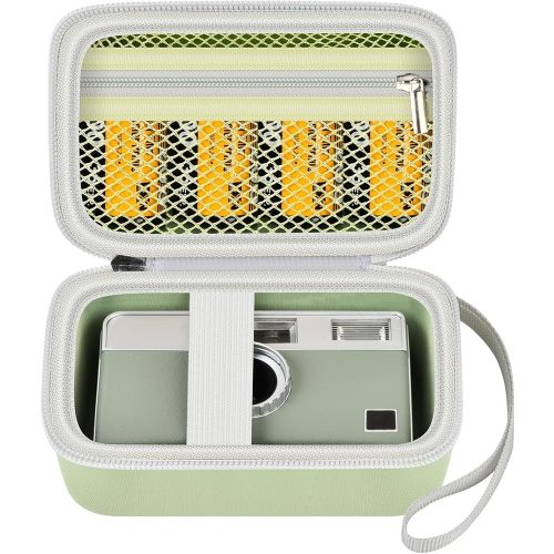 Digital Camera Case Compatible with KODAK EKTAR H35 H35N Half Frame Film Camera, Storage Holder Organizer for Kodak Ultra F9 M35 M38 Paper Shoot kamera, 35mm Film Rolls (Box Only) - Green