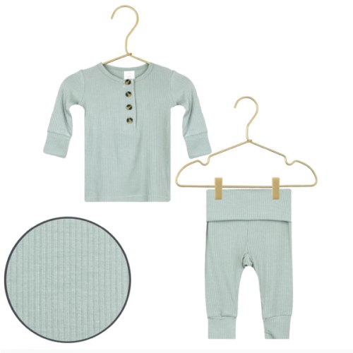 Bailey Ribbed Top + Bottoms