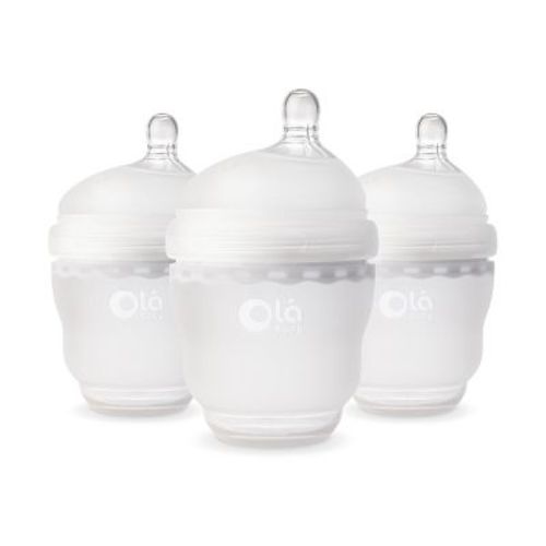 Olababy Gentle Bottle - Frost 4oz (3PK)