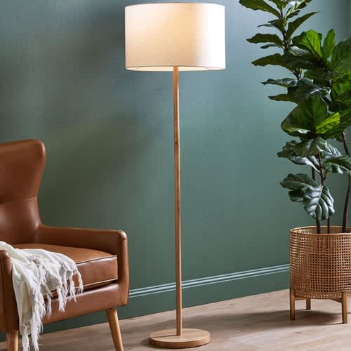 Leger Wooden Floor Lamp