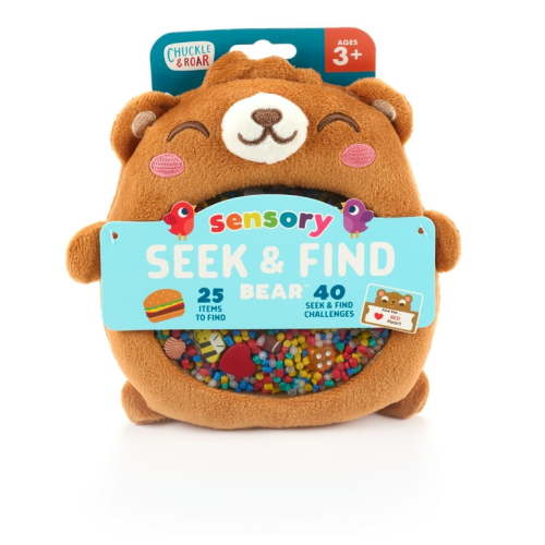 Chuckle & Roar Sensory Seek & Find Bear for Children Ages 3+ by Buffalo Games