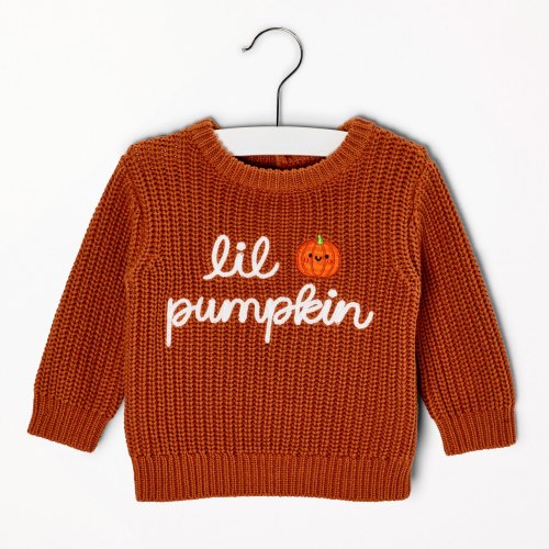 Little Pumpkin Knit Sweater | Indigo