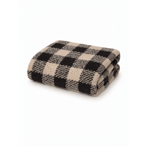 Phufy® Bliss Gingham Blanket, Black/Pebble – SpearmintLOVE