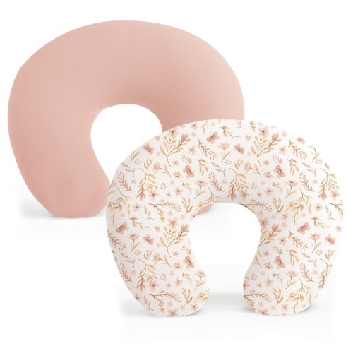 2 Pack Nursing Pillow Covers, Stretchy and Soft Nursing Cover for Breastfeedi...