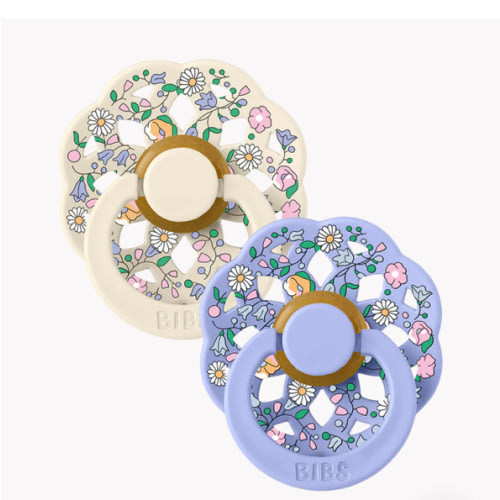 BIBS x LIBERTY Pacifiers 2 Pack | Chloe Meadow | Ivory Mix – Bibsworld store US