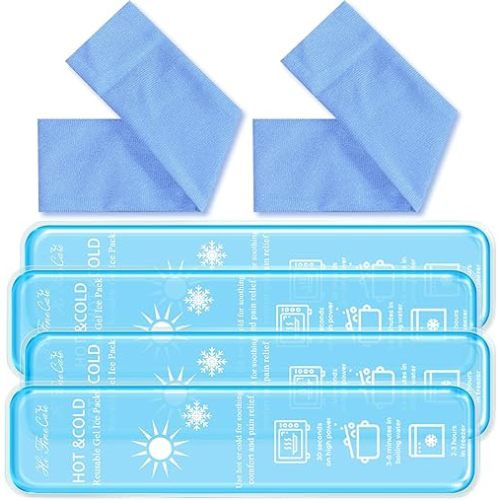 Reusable Postpartum Perineal Ice Pack - Hot & Cold Therapy Pads for Hemorrhoid Relief, Uterine Cramps, C-Section Recovery, Reduces Swelling - Hypoallergenic & Leak-Proof (Blue)