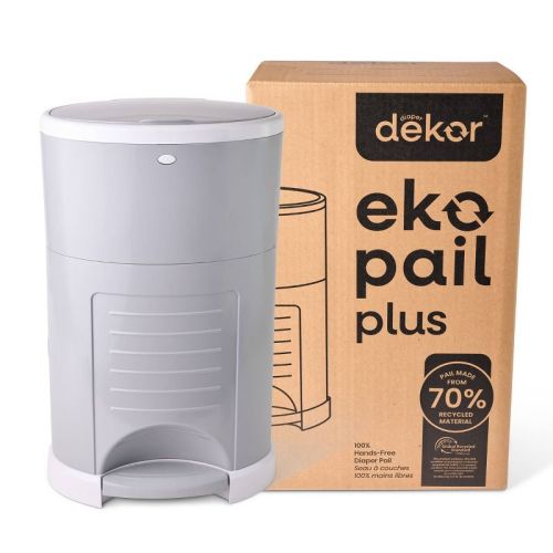 Diaper Dekor Eko Plus Diaper Pail - Gray
