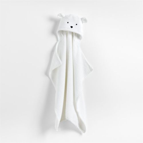 Bear Organic Hooded Baby Towel
