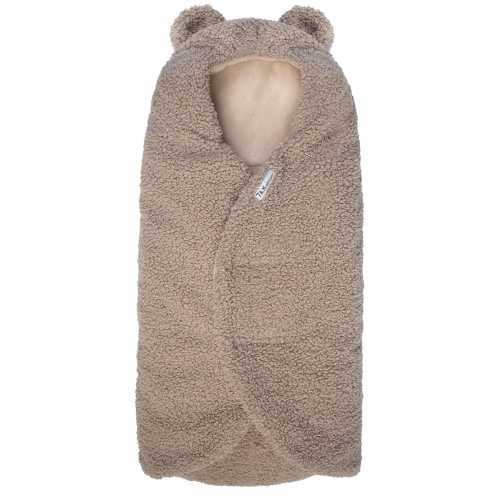7AM Enfant Nido Bebe Teddy Infant Wrap - Oatmeal Teddy (0-6m)