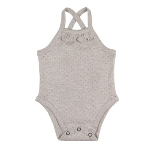 Cloud | Organic Pointelle Criss-Cross Bodysuit – L'ovedbaby