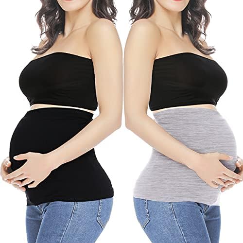 Belly Bands for Pregnant Women Maternity Band for Pants Postpartum Belly Band Pregnancy Band for Jeans