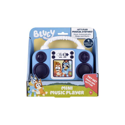 Bluey Kids Music Player with Built-in Songs Light-Up Graphics for Children 3+
