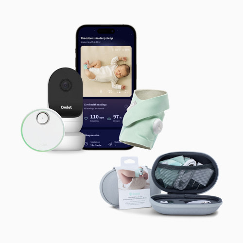 Owlet Dream Duo 2 Travel Bundle Smart Baby Monitor