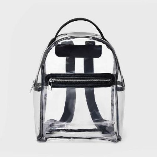 10.5" Mini Dome Backpack - Wild Fable™ Clear: College Use, Zip Closure