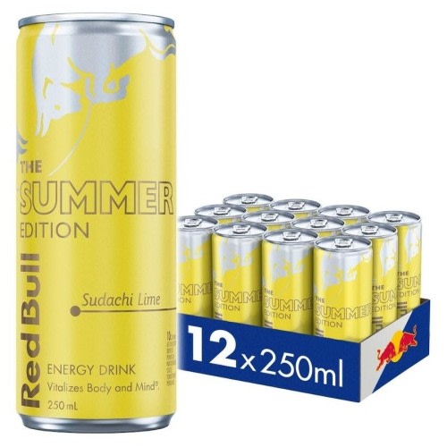Red Bull Energy Drink Sudachi Lime Summer Edition 250mL 12 Pack