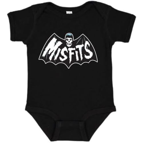 Misfits Bat Fiend Infant Bodysuit Punk Rock Band Graphic Tees