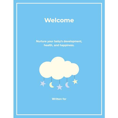 Welcome Baby: Personalized Baby Book