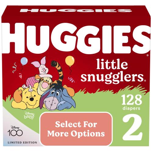 Huggies Little Snugglers Baby Diapers, Size 2, 128 Ct (Select for More Options)