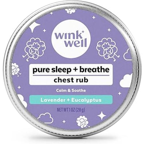 Wink Well Sleep and Breathe Chest Rub - Contains Essential Oils to Help with Sinus Relief