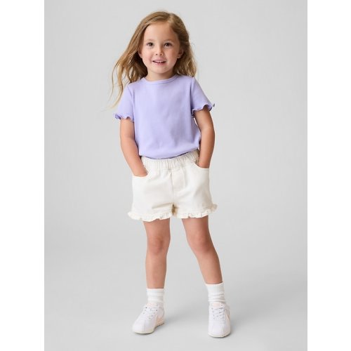 Baby & Toddler Denim Stride Pull-On Ruffle Shorts