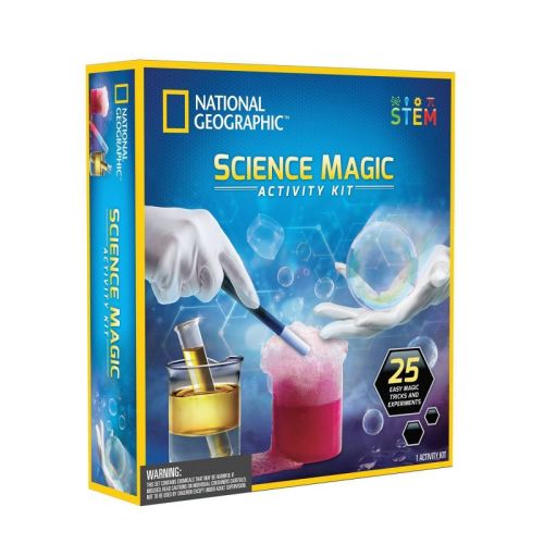 National Geographic Science Magic Kit: Educational Toy for School Chemistry Experiments, Includes Activity Guide