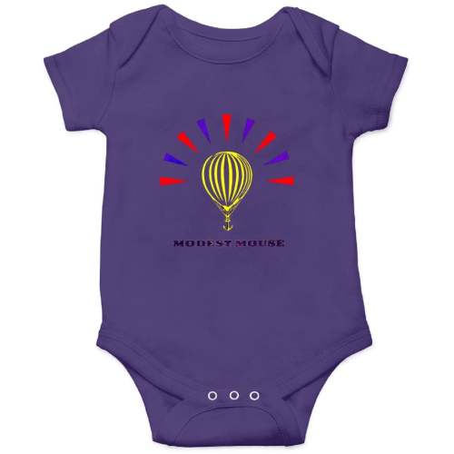 Mods - Modest Mouse - Onesies Kids's Short Sleeve Onesie 12M Purple sold by Remote Forms | SKU 12113562 | Printerval