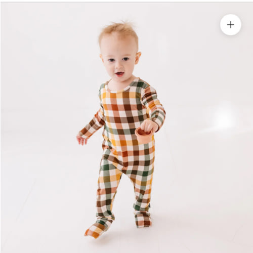 Autumn Plaid Day to Night Romper