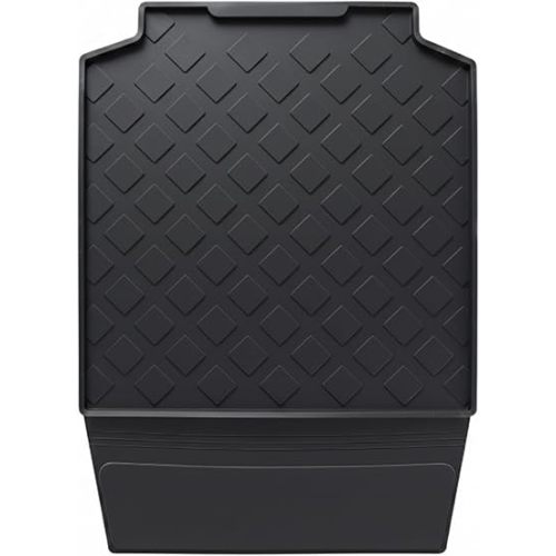 Premium Silicone Car Seat Protector for Child Car Seat - LATCH Compatible, Waterproof & Anti-Slip, Heat Resistant, No Imprints on Leather Seats, BPA-Free Universal Fit for Baby, Pets (Black, 1 Pack)