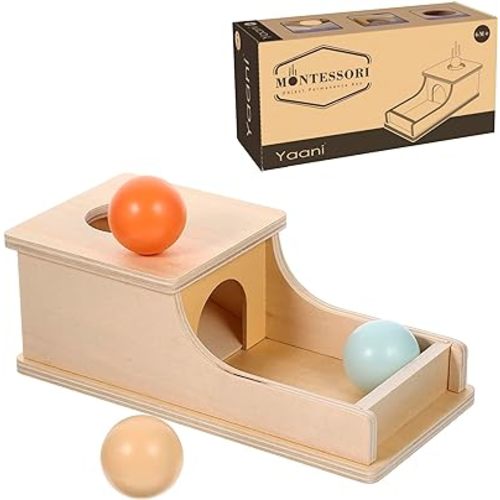 YAANI Montessori Object Permanence Box - Montessori Toys for 1 Year Olds, Baby Toys 6-12 Months