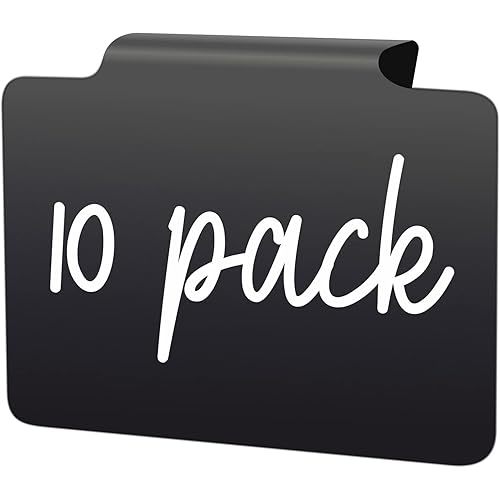 Basket Labels Clip On for Pantry Organization and Storage Baskets Bin Labels - Small Chalk Labels for Baskets - Black Bin Clip Labels for Baskets - Chalkboard Basket Tags Dry Erase Bin Labels Clip On