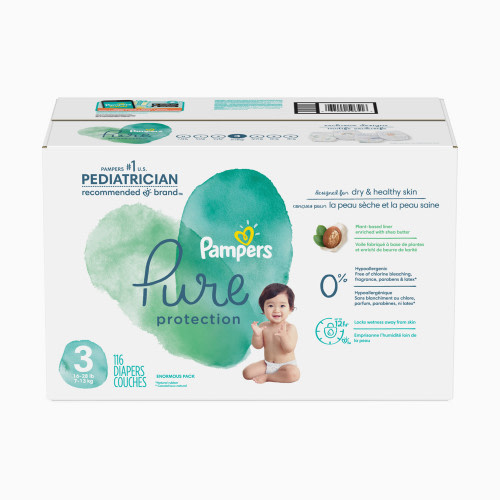 Pure Protection Disposable Diapers, Enormous Pack