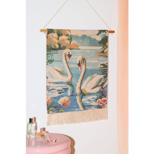 Swans Woven Wall Hanging