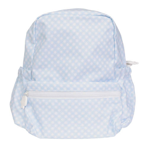 The Backpack in Blue Gingham