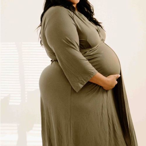 Lila Labor & Postpartum Gown in Sage