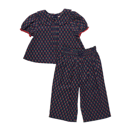 Dawson 2 Piece Set - Navy Carnation — Collins & Conley
